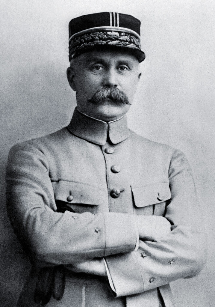 Portrait of General Petain, France, 1917, World War I.